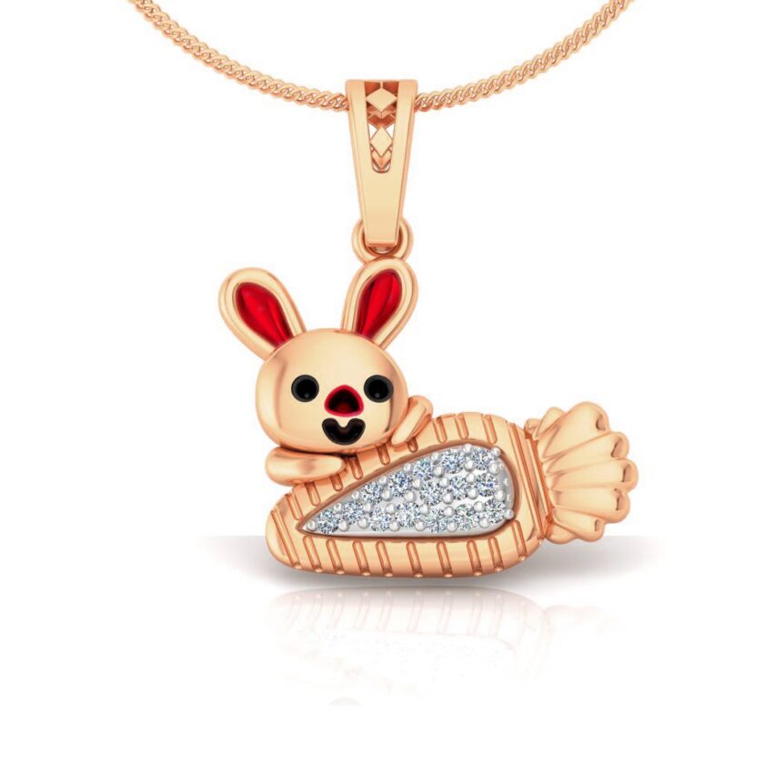 BUNNYS TREASURE KIDS DIAMOND PENDANT - Image 2