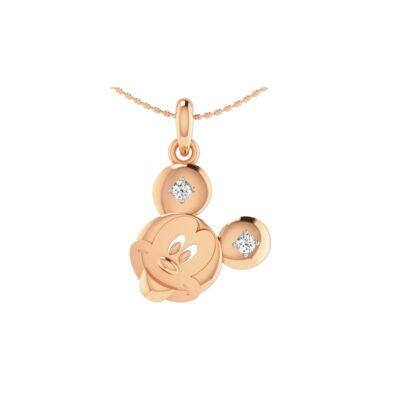 MICKEY BRILLIANCE DIAMOND PENDANT