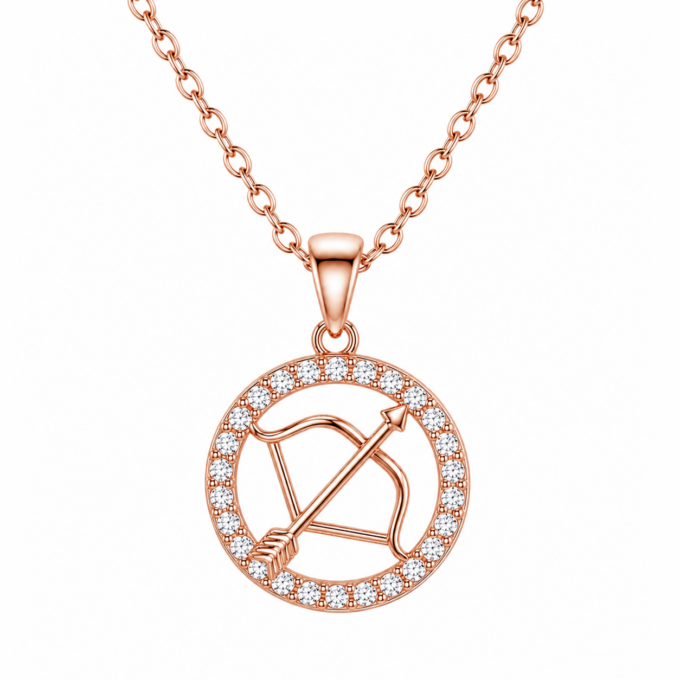 Sagittarius Diamond Pendant
