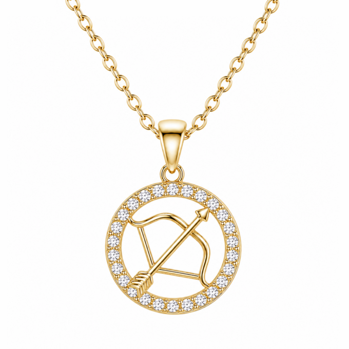 Sagittarius Diamond Pendant
