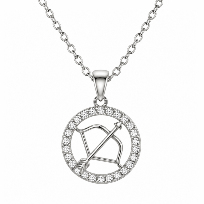 Sagittarius Diamond Pendant