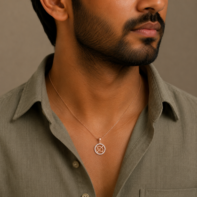 Sagittarius Diamond Pendant
