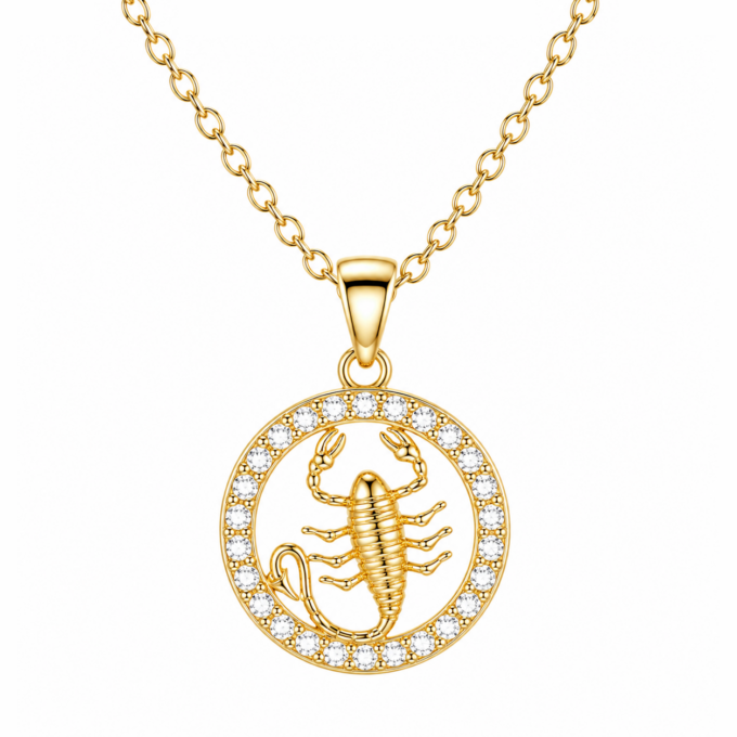 Scorpio Diamond Pendant