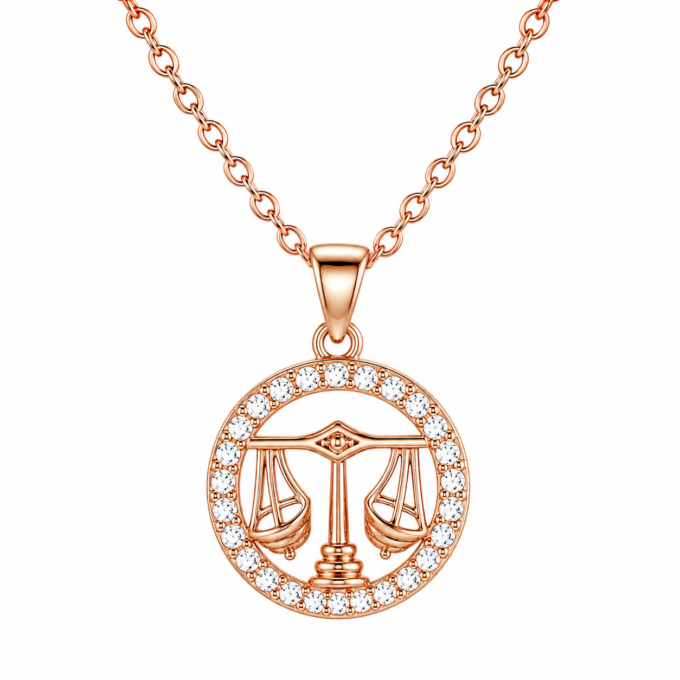 Libra Diamond Pendant