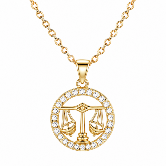 Libra Diamond Pendant