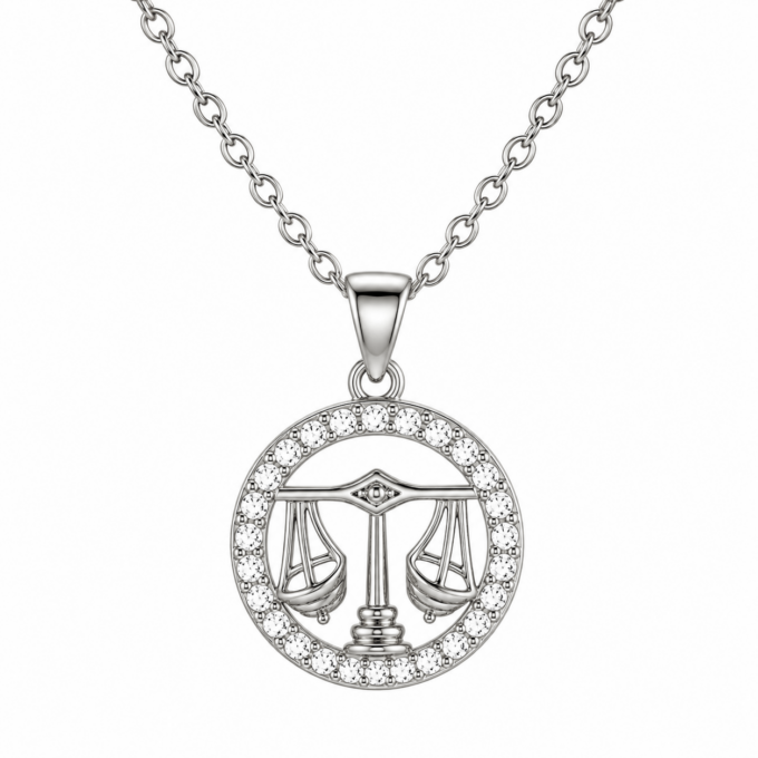 Libra Diamond Pendant