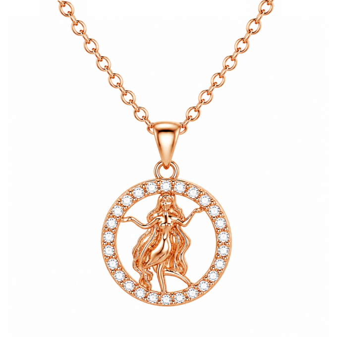 Virgo Diamond Pendant