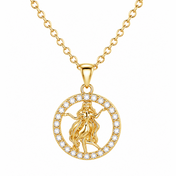 Virgo Diamond Pendant