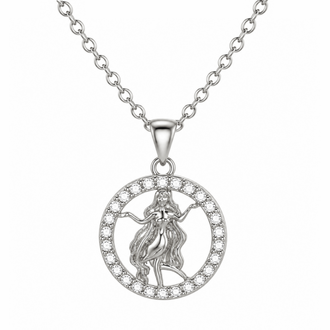 Virgo Diamond Pendant
