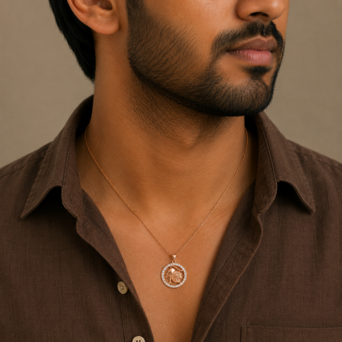 Leo Diamond Pendant
