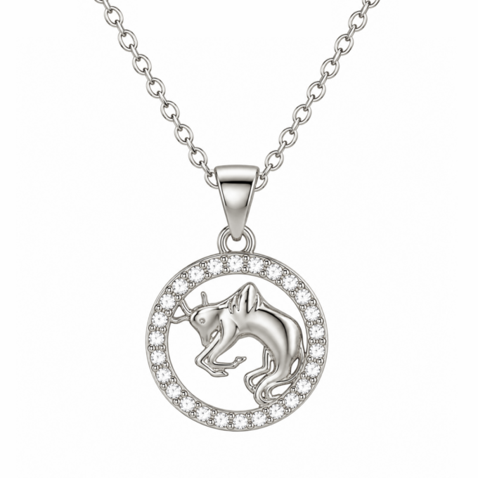 Taurus Diamond Pendant