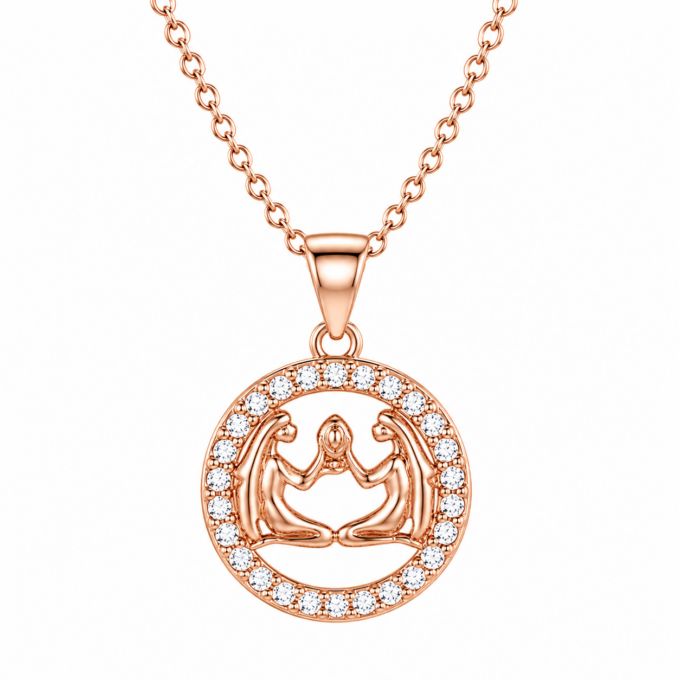 Gemini Diamond Pendant