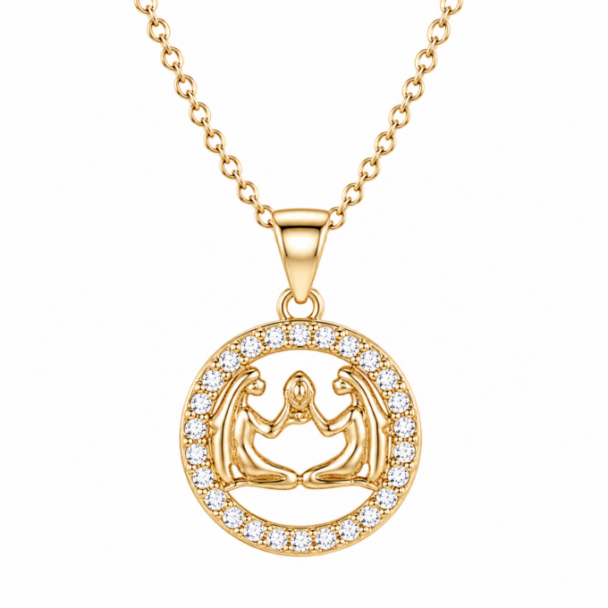 Gemini Diamond Pendant