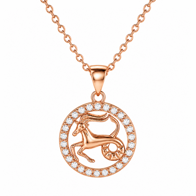 Capricorn Diamond Pendant
