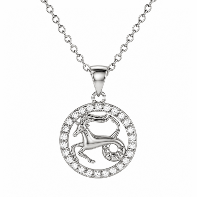 Capricorn Diamond Pendant