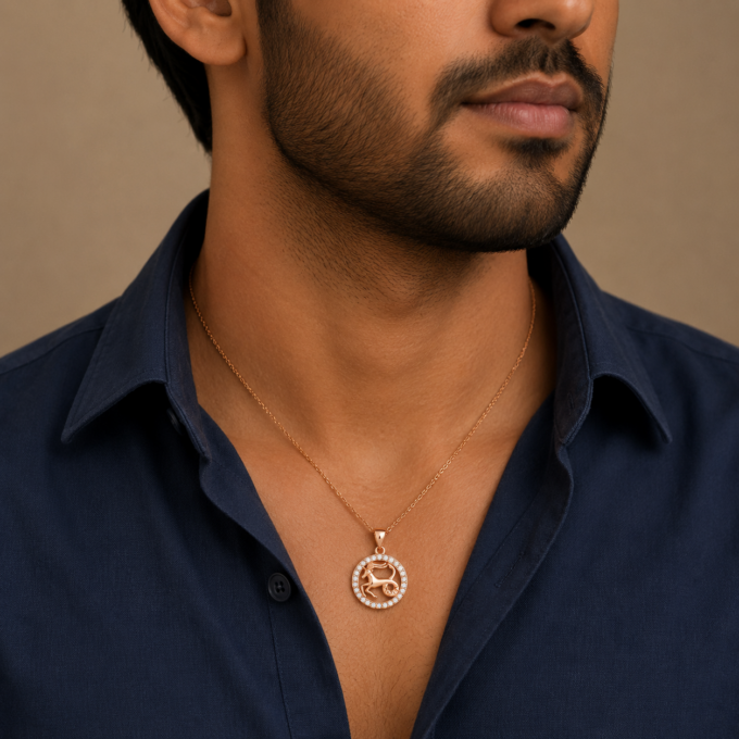 Capricorn Diamond Pendant