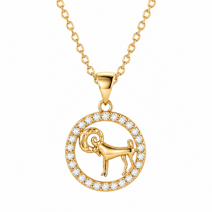 Aries Diamond Pendant