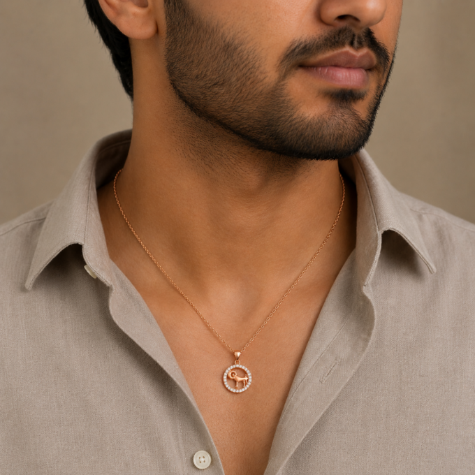 Aries Diamond Pendant