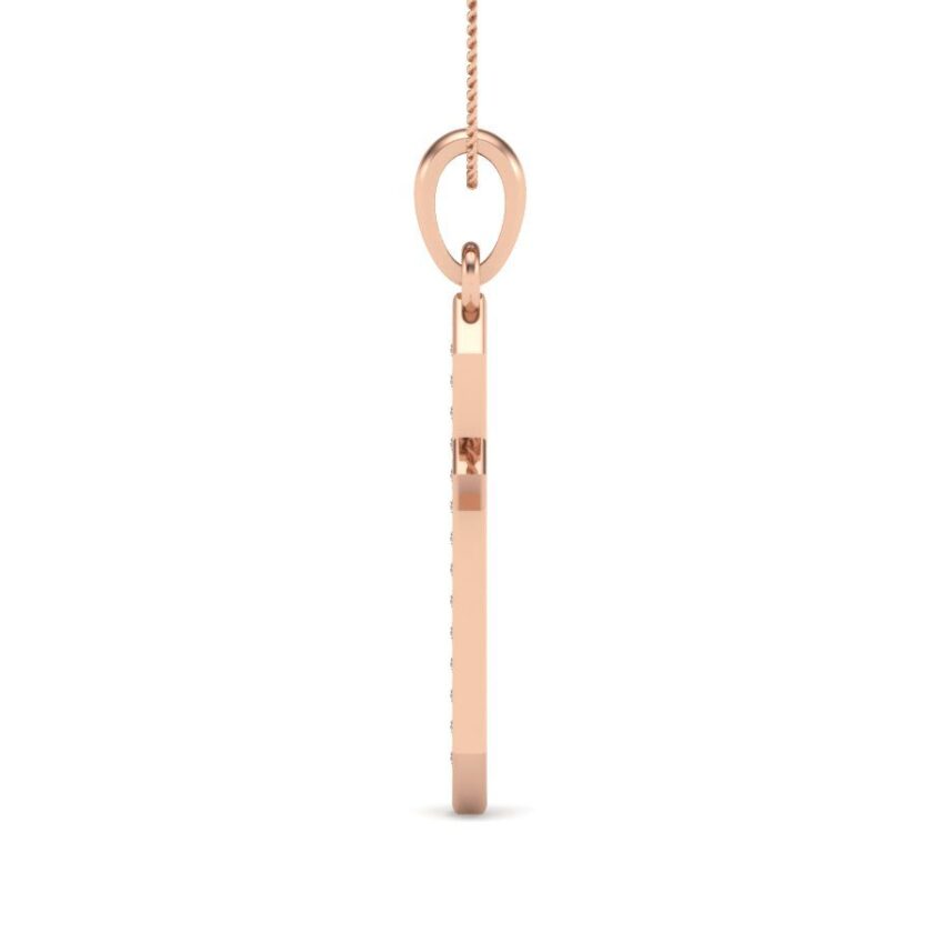 SUBTLE BRILLIANCE CROSS DIAMOND PENDANT - Image 4