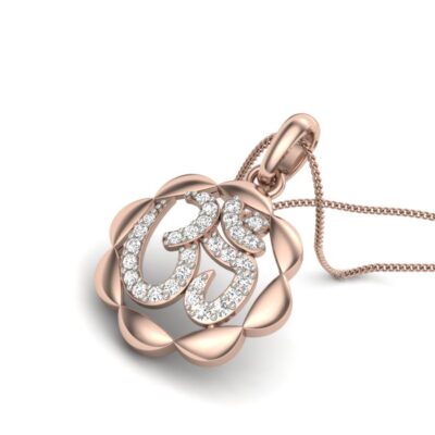 RADIANT CIRCLE OF OM PENDANT
