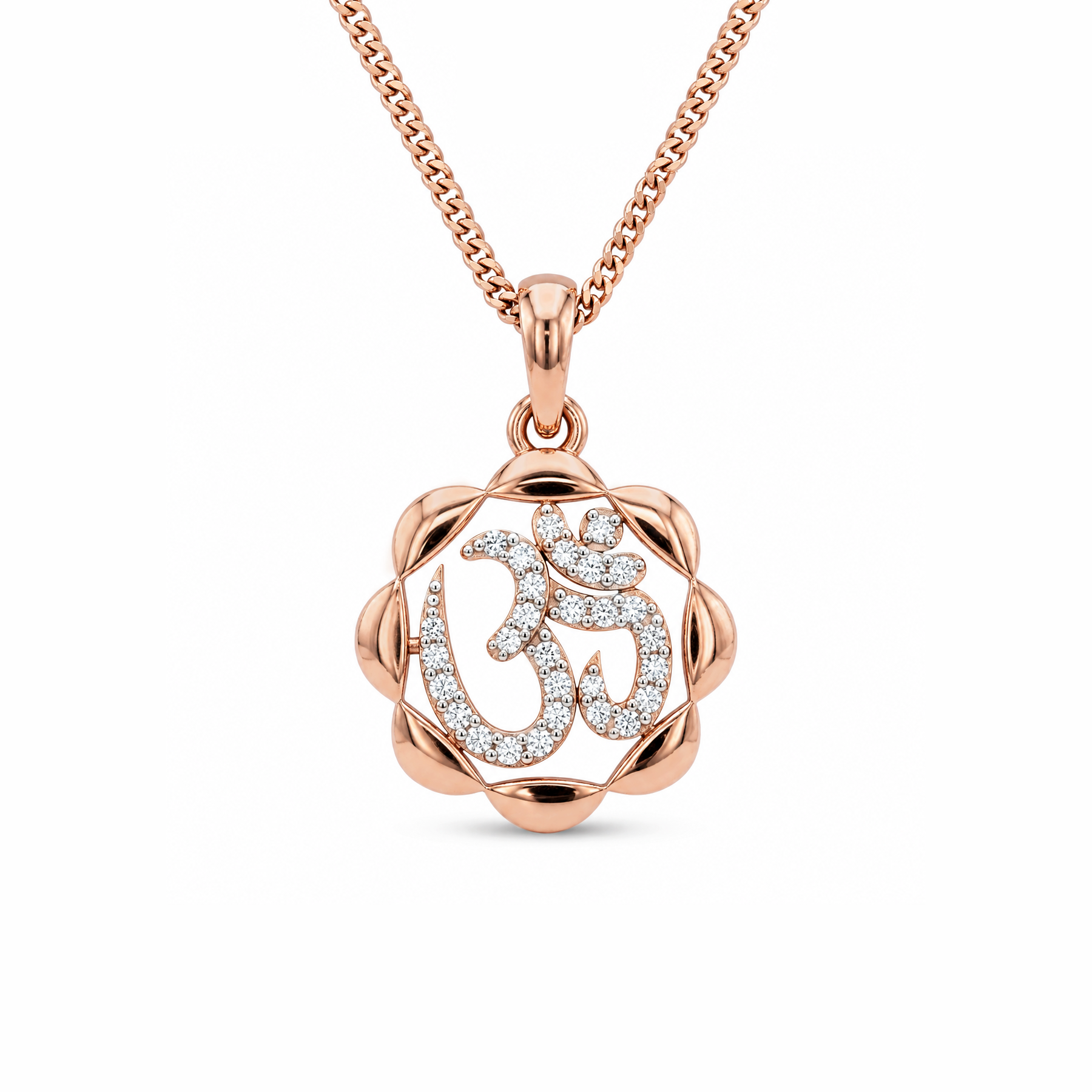 RADIANT CIRCLE OF OM PENDANT