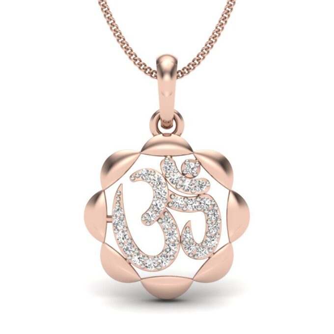 RADIANT CIRCLE OF OM PENDANT