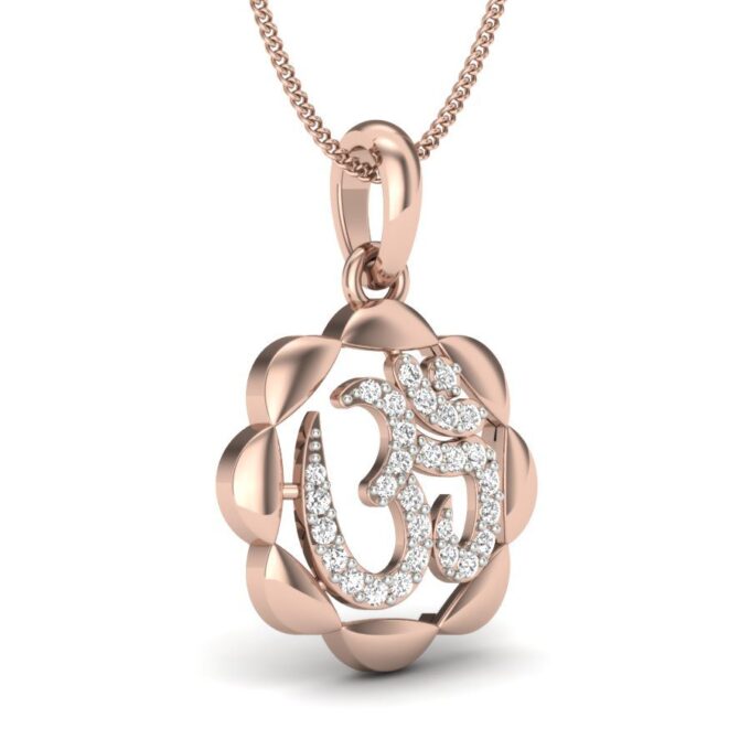 RADIANT CIRCLE OF OM PENDANT