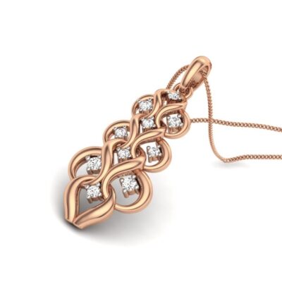 Eternal Unity Interwoven Diamond Pendant