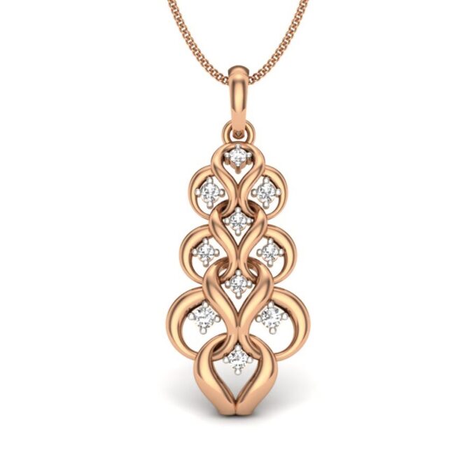 Eternal Unity Interwoven Diamond Pendant
