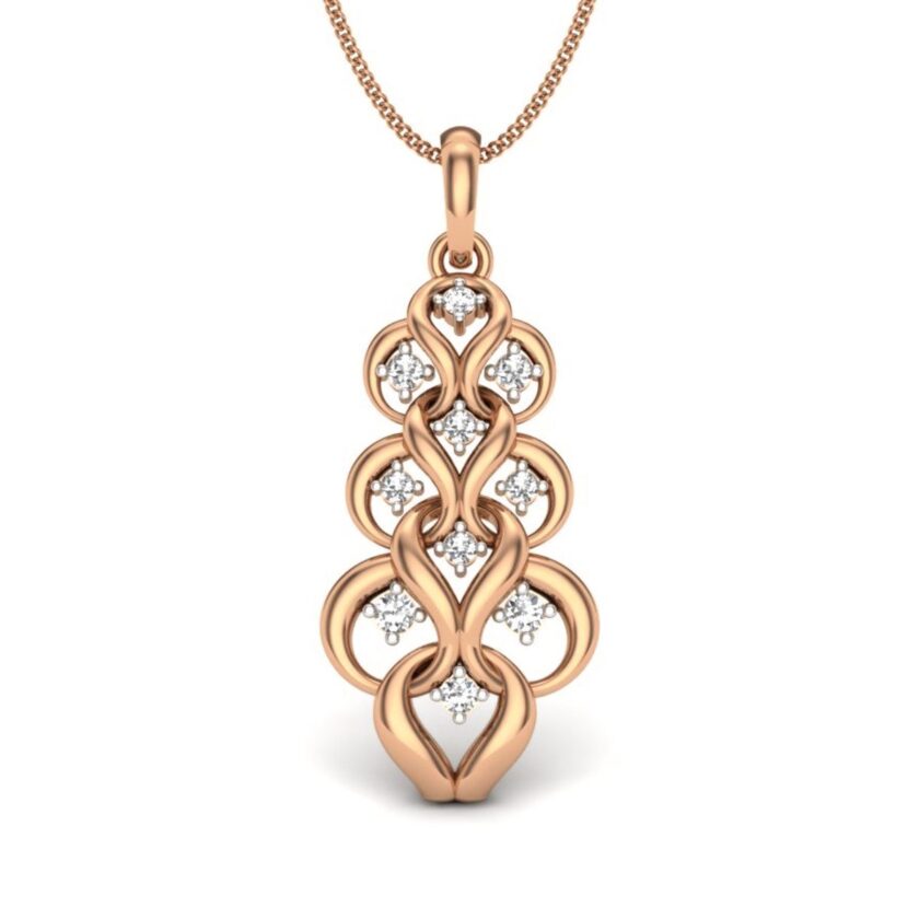 Eternal Unity Interwoven Diamond Pendant - Image 2