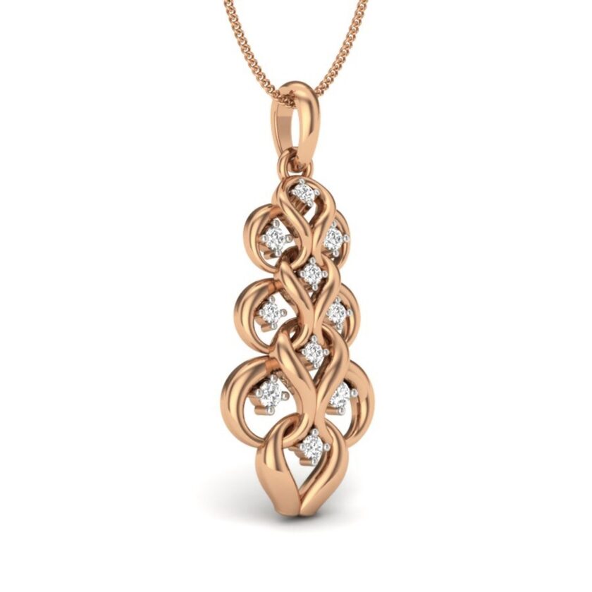 Eternal Unity Interwoven Diamond Pendant - Image 3