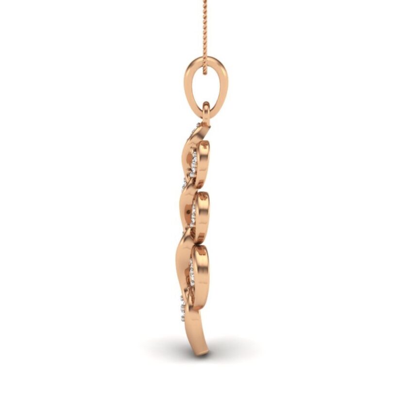 Eternal Unity Interwoven Diamond Pendant - Image 4