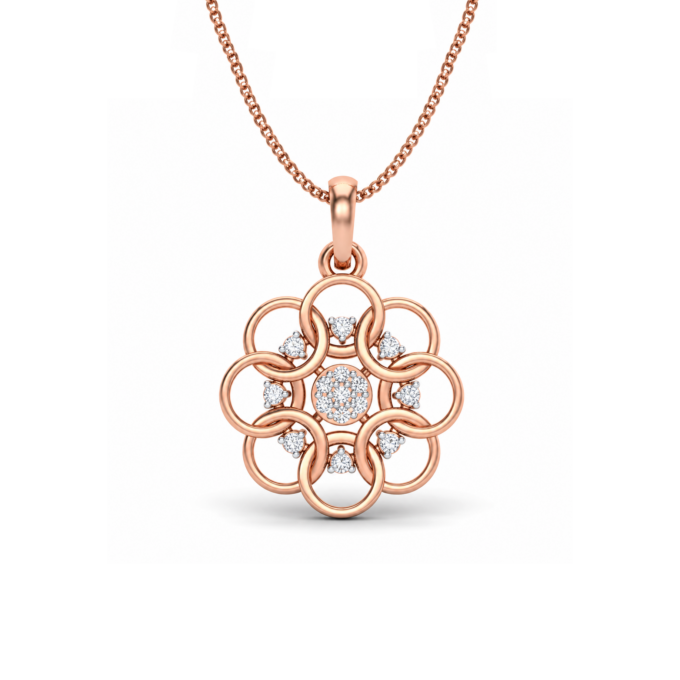 Golden Circle of Unity Pendant