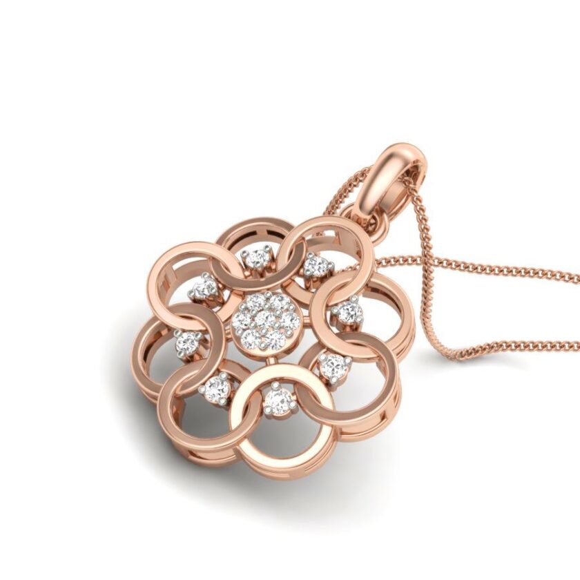 Golden Circle of Unity Pendant