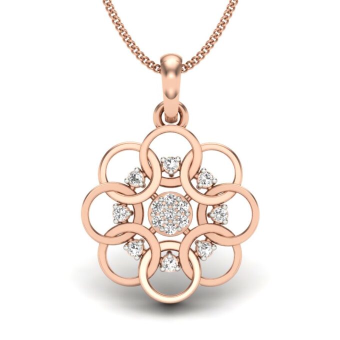 Golden Circle of Unity Pendant