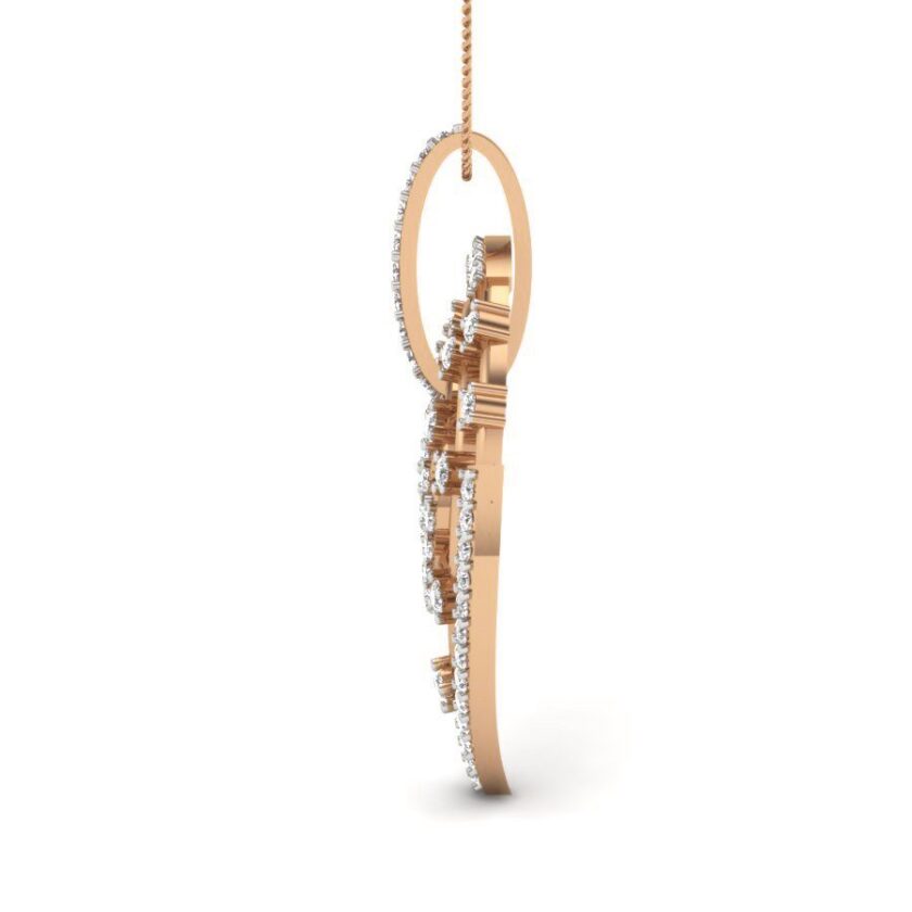 Parallel Harmony Diamond Pendant - Image 4