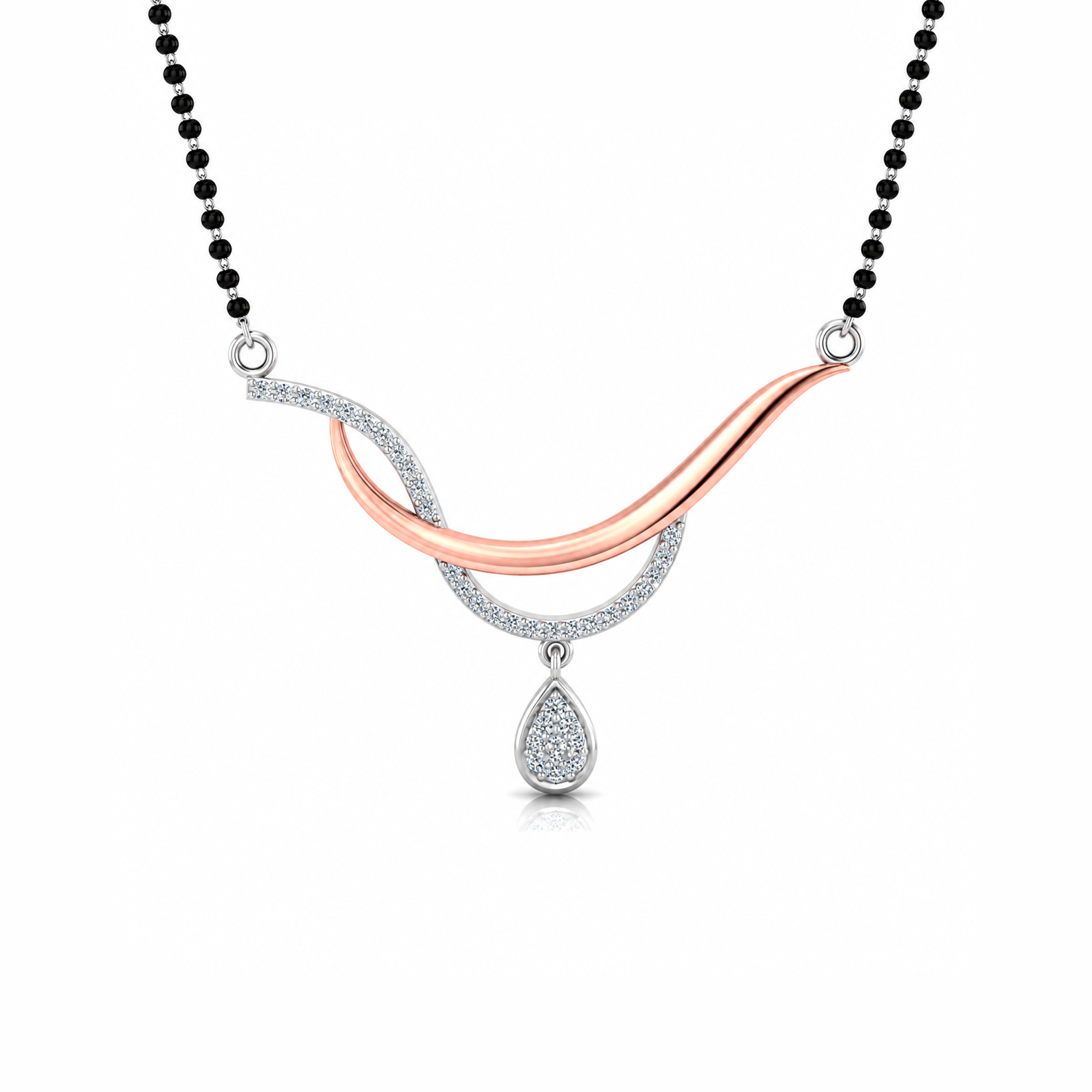 Contrast Harmony Diamond Tanmania Pendant