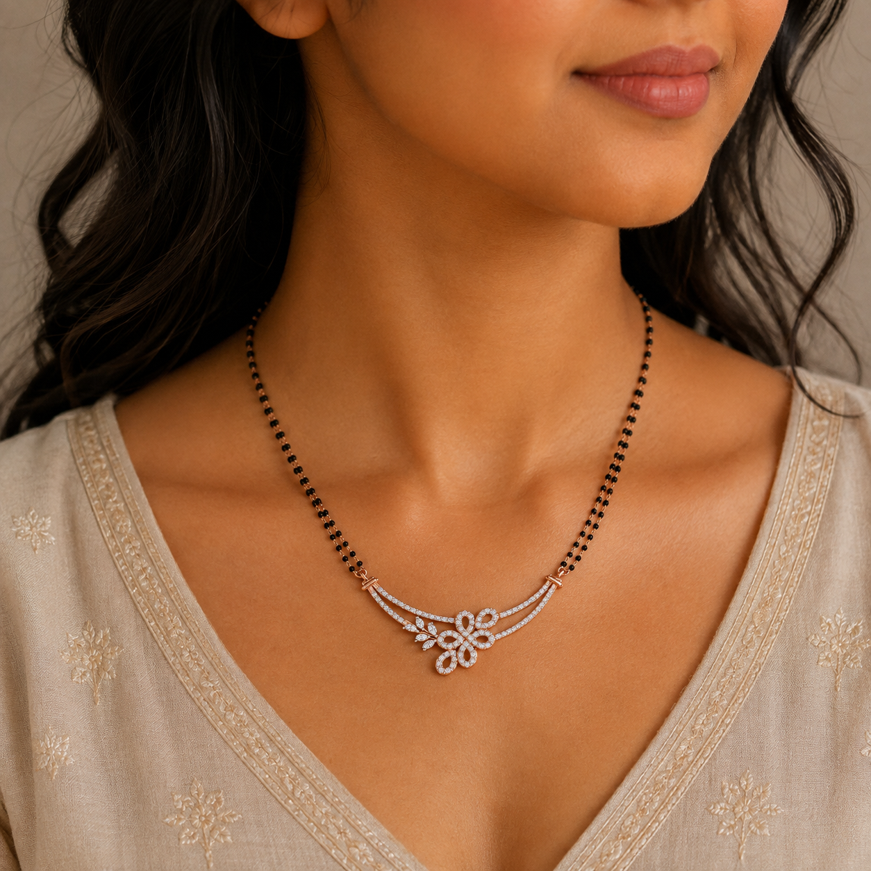 Marquise Elegance Diamond Tanmania Pendant - Image 2