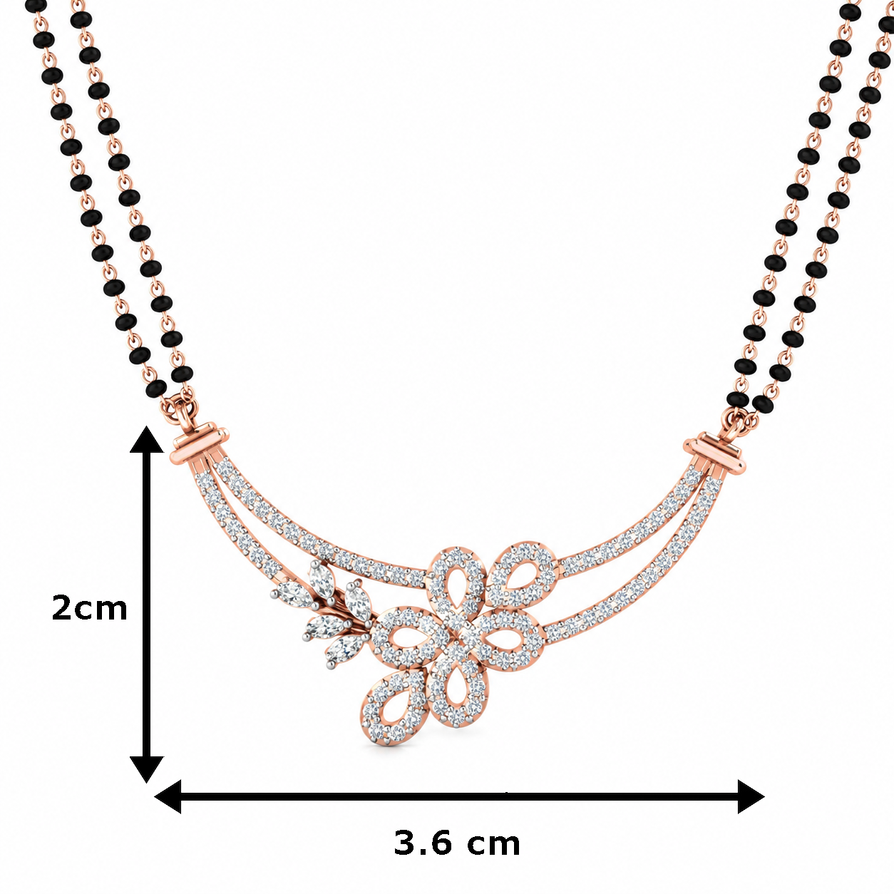 Marquise Elegance Diamond Tanmania Pendant - Image 3
