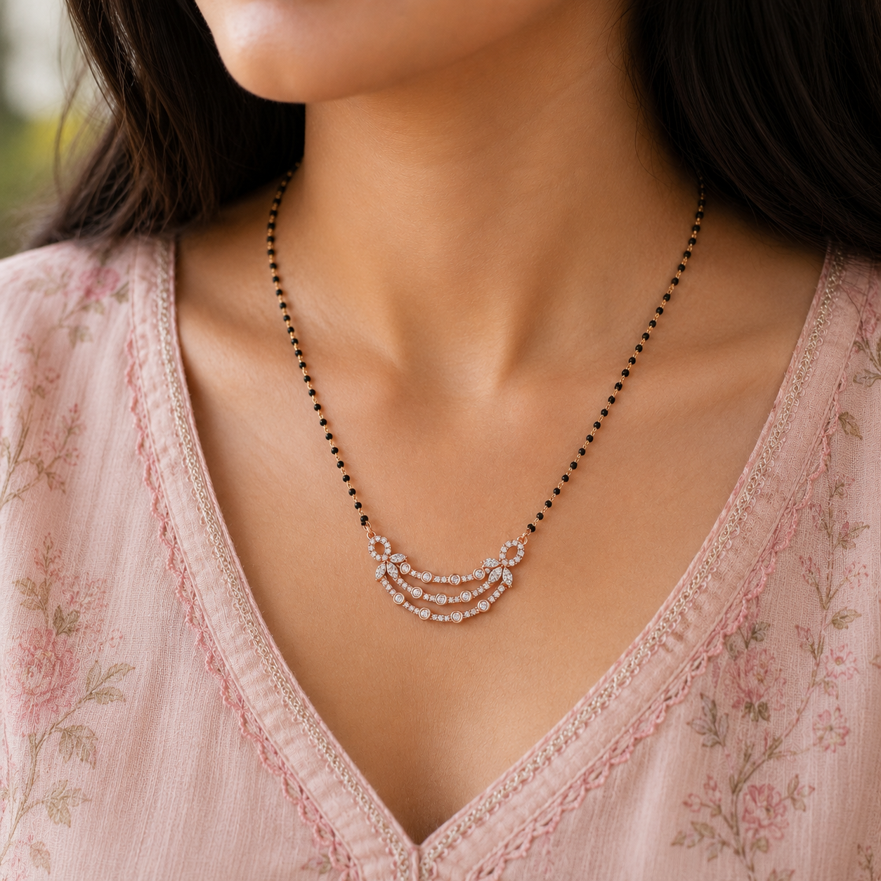 Majestic Marquise Diamond Tanmania Pendant - Image 2