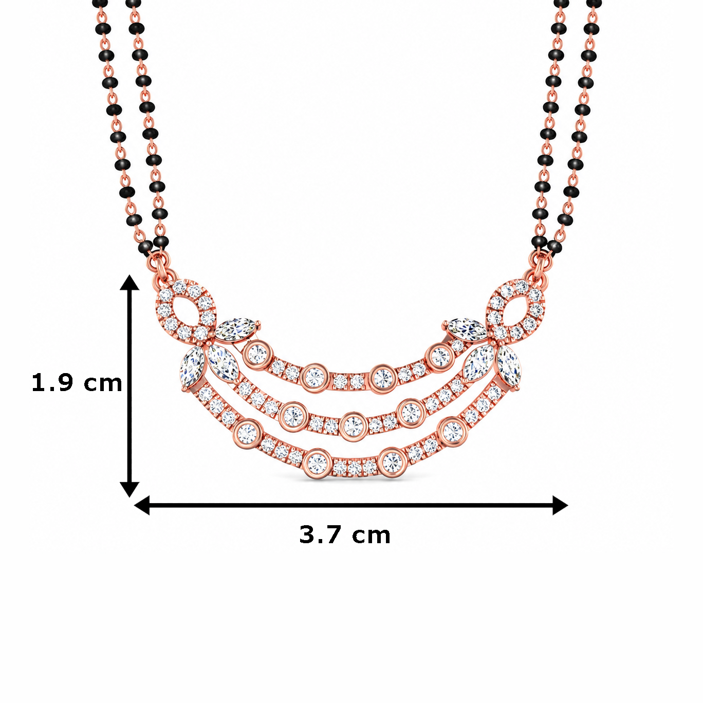 Majestic Marquise Diamond Tanmania Pendant - Image 3