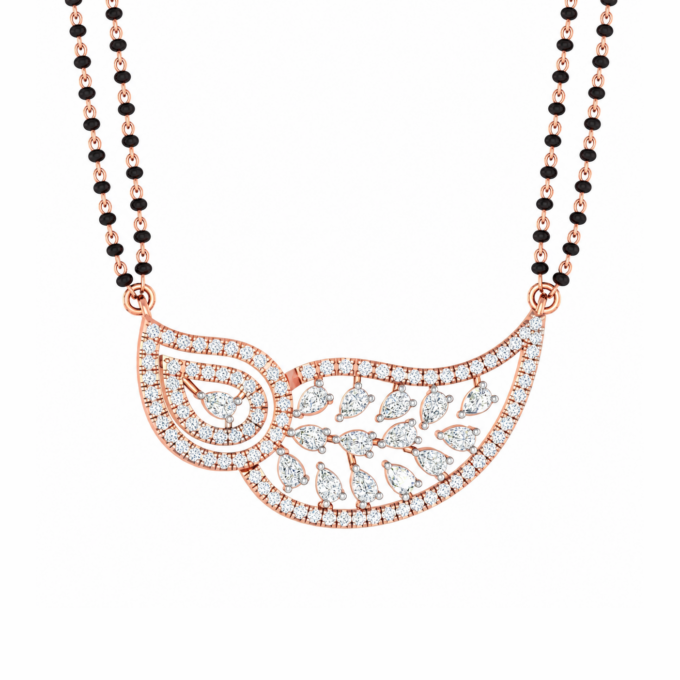 Elegant Drop Diamond Ensemble Tanmania Pendant