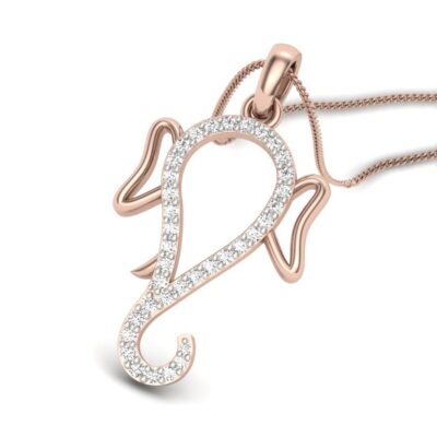 DIVINE GANESHA DIAMOND PENDANT