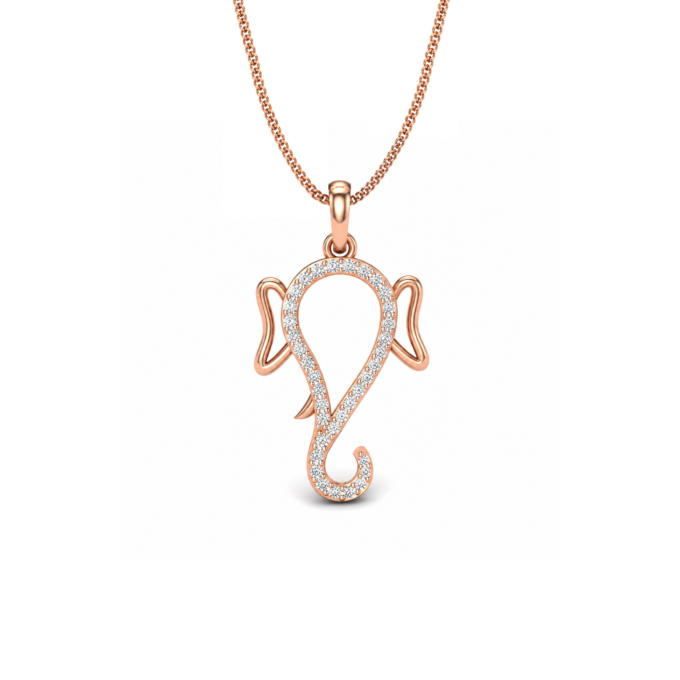 DIVINE GANESHA DIAMOND PENDANT