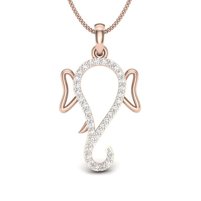 DIVINE GANESHA DIAMOND PENDANT