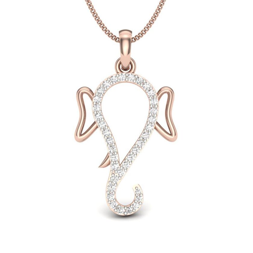 DIVINE GANESHA DIAMOND PENDANT - Image 2
