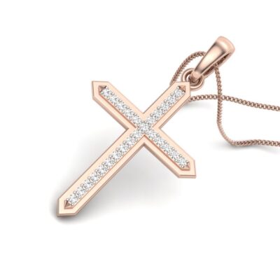 ETERNAL RADIANCE DIAMOND CROSS PENDANT