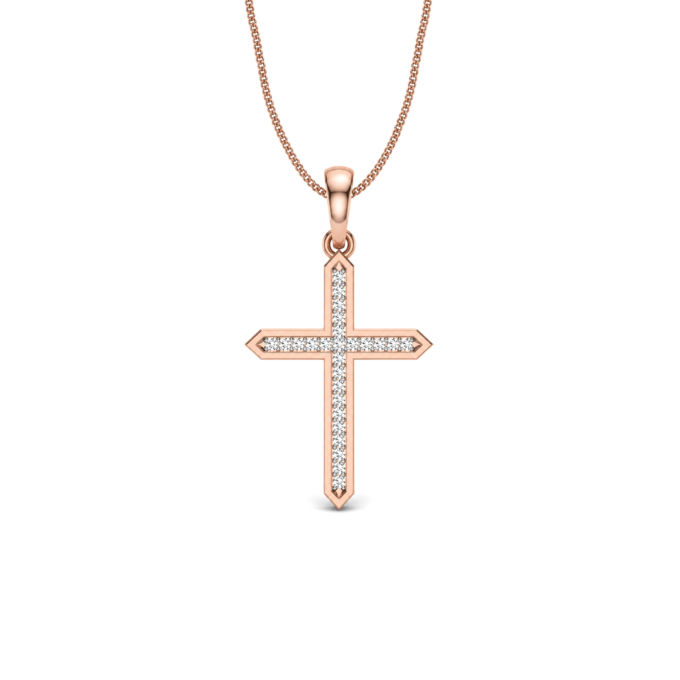 ETERNAL RADIANCE DIAMOND CROSS PENDANT
