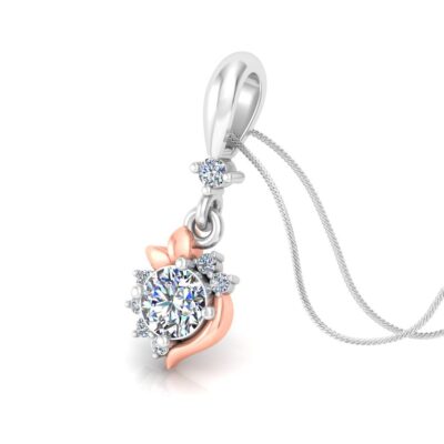 Blossom Fusion Solitaire Pendant