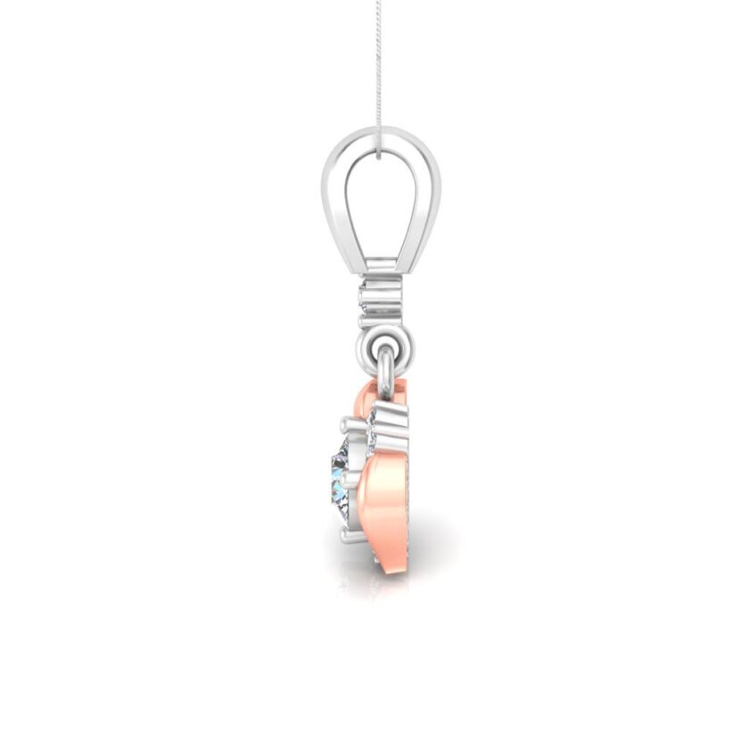 Blossom Fusion Solitaire Pendant - Image 4